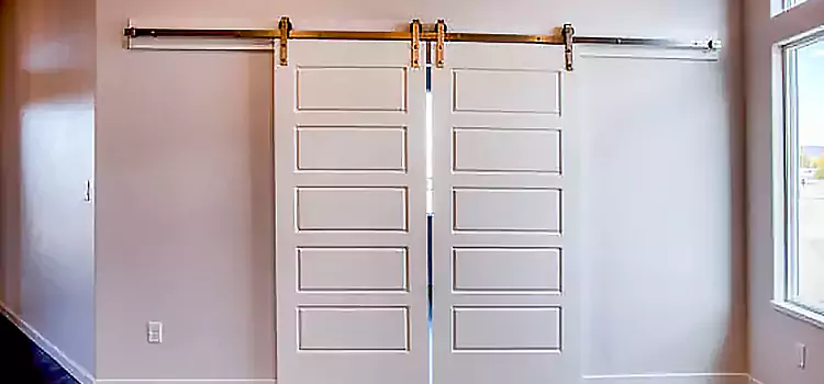 Glass Barn Door with Installation Hardware Kit Calverton